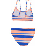 Reversible Sustainable Spaghetti Strap Smocked Top Bikini