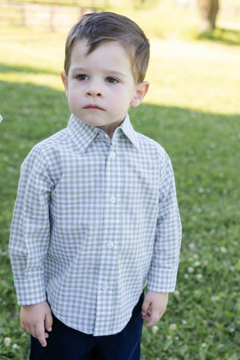 Check Button Down Shirt
