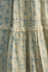 Roselyn Dress in Ivory Porcelain Fleur