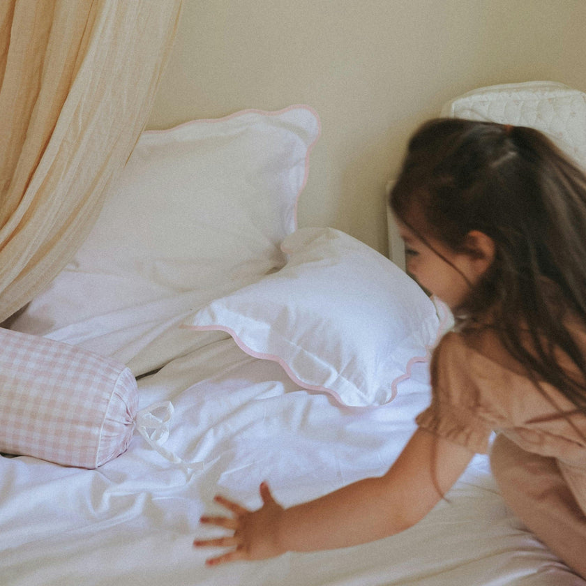Soft Wave Toddler Pillow - Pink