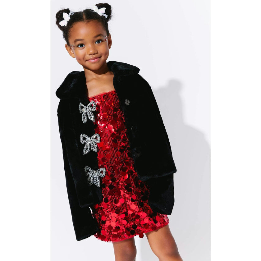 Paillette Ruby Party Dress