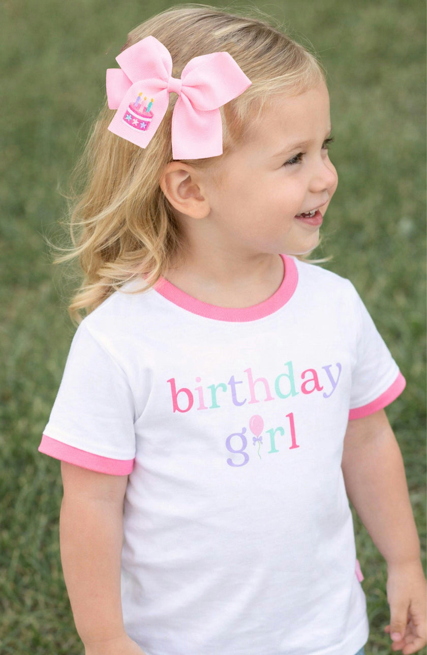 Birthday Cake Hair Bow