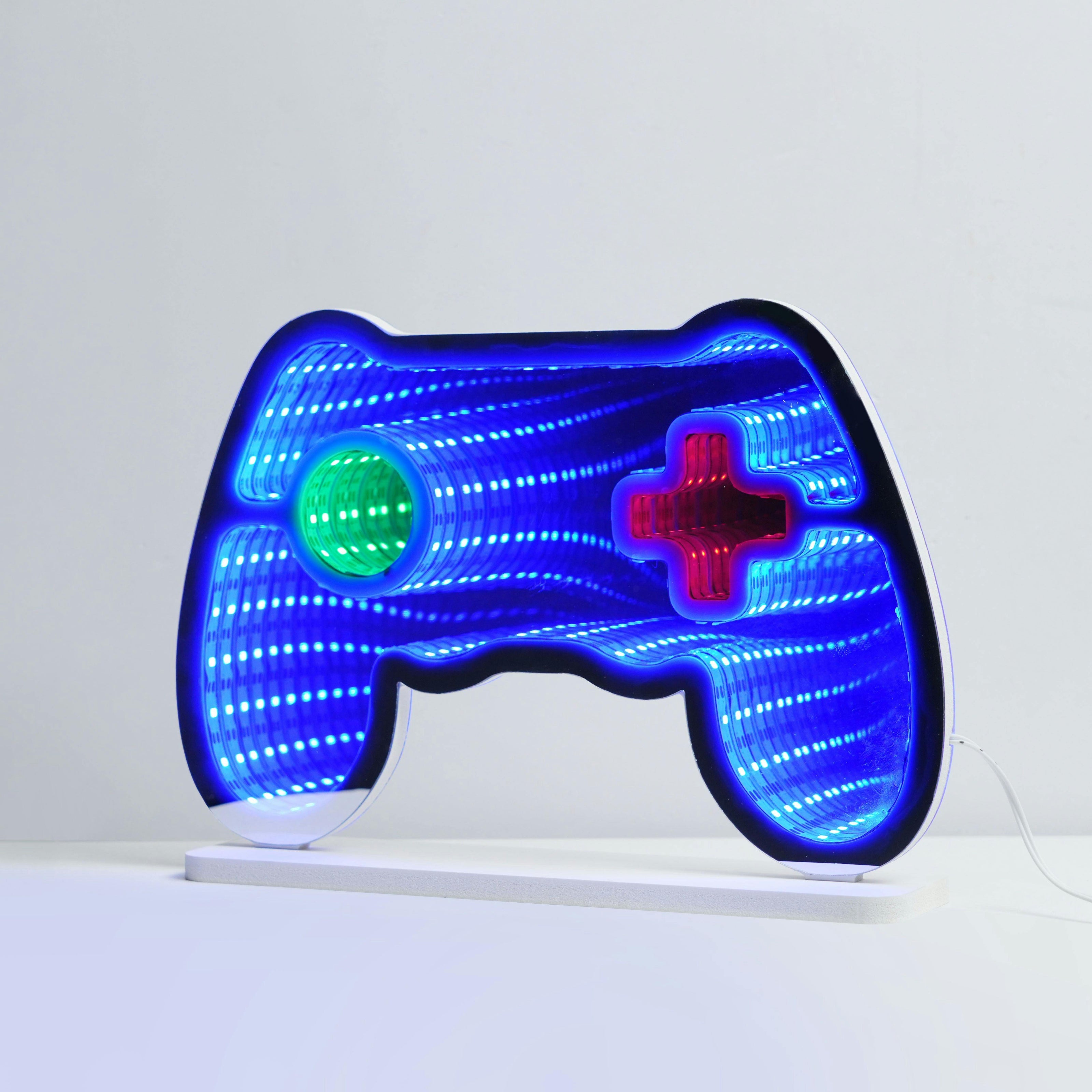 Infinty Neon Mirror Light-Gamer