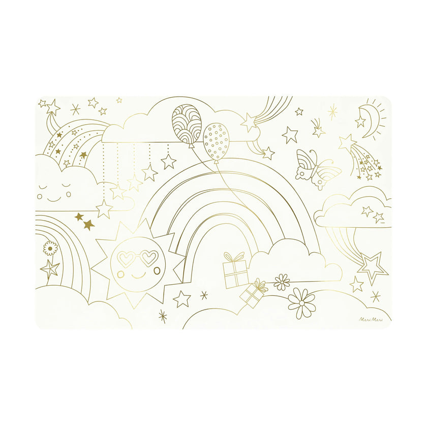 Happy Icons Coloring Placemats