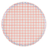 Gingham Reusable Large Plates