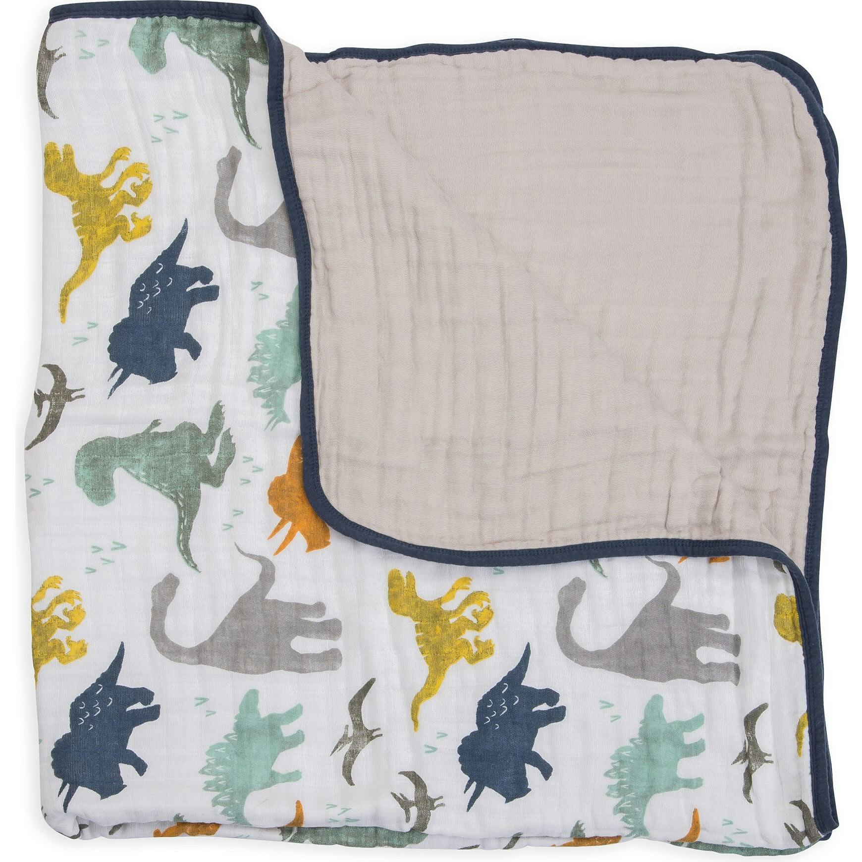 Original Cotton Muslin Quilt - Dino Friends