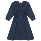 Denim Tiered Dress