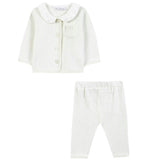 TARTINE ET CHOCOLAT Brushed Fleece Baby Set - Nacre