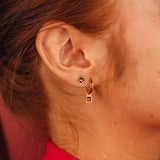 July Birthstone Stud Earrings