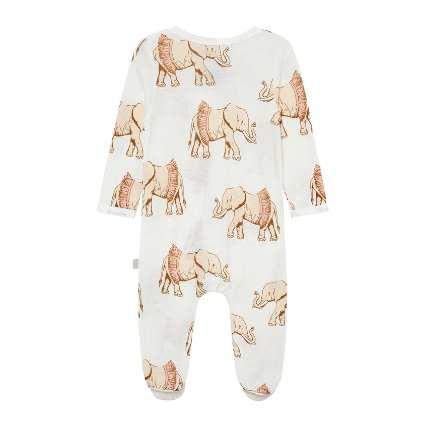 Tutu Bamboo Zipper Footed Romper