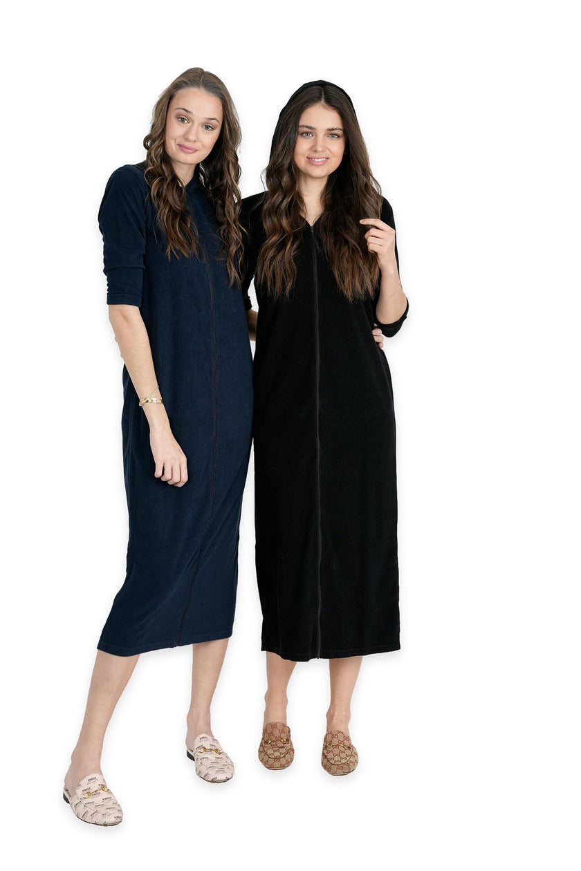 Oversized Terry Midi Robe