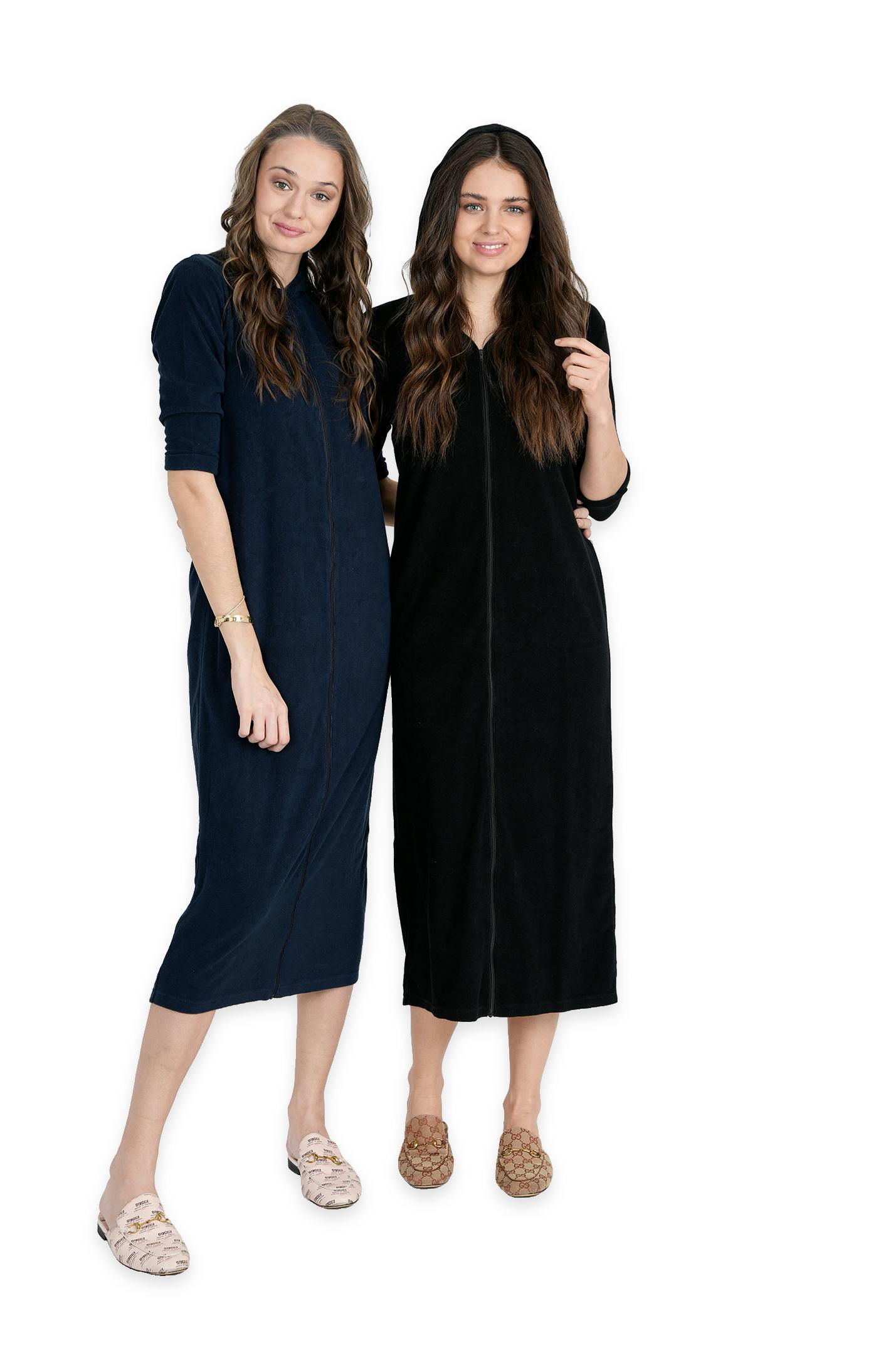 Oversized Terry Midi Robe