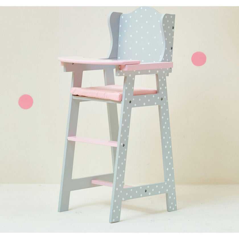 Polka Dots Princess Baby Doll High Chair