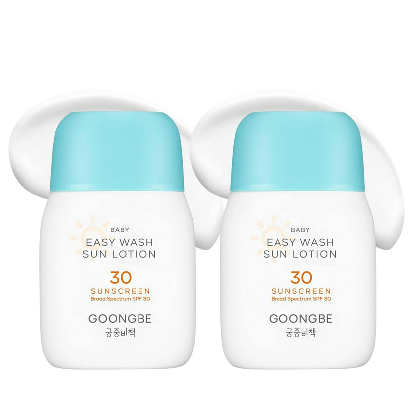 Baby Easy Wash Sun Lotion SPF 30 60g Set of 2