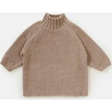 Fuzzy Boxy Mock Neck Sweater