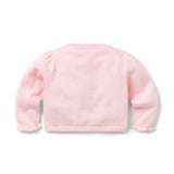 Baby Dog Ruffle Cardigan, pink