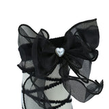 Tulle Tie Wrap Heart Socks