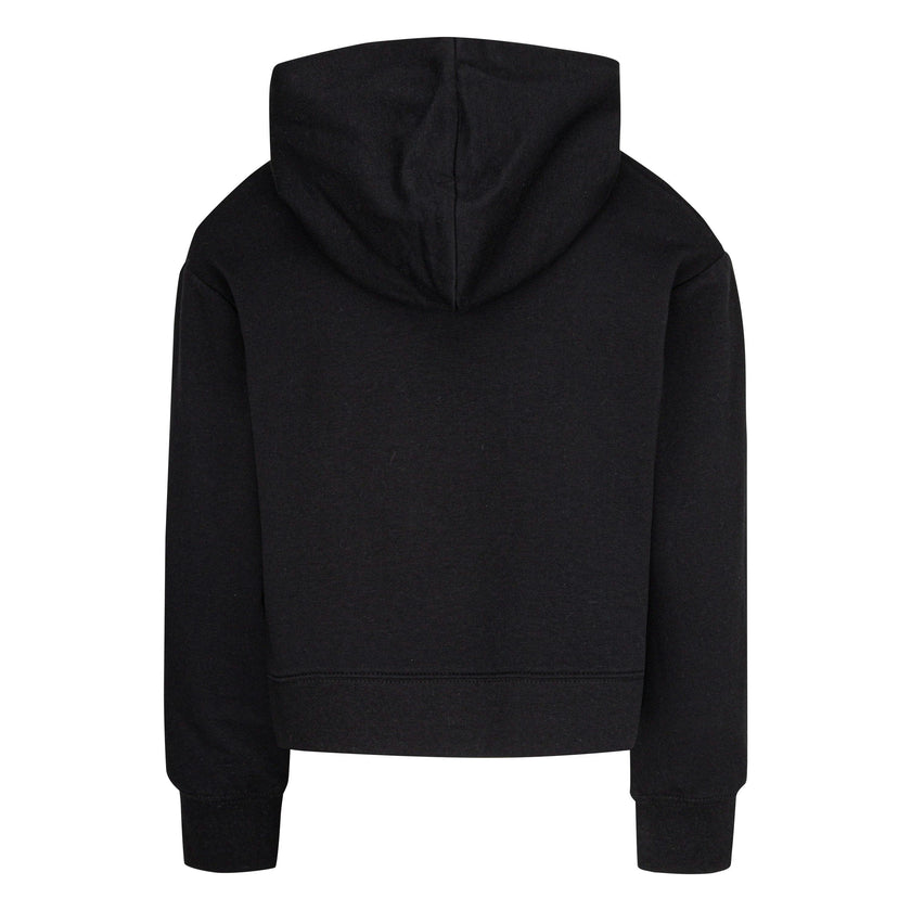 Black Jumpman Cropped Hoodie