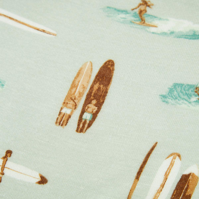Vintage Surf Bamboo Three-Layer Kerchief Bib