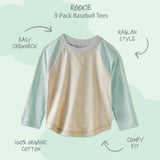 ROOKIE 3-Pack Baseball Tee
