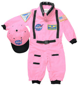 Jr. Astronaut Suit with Embroidered Cap, Pink