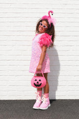 Rose Feather Party Dress