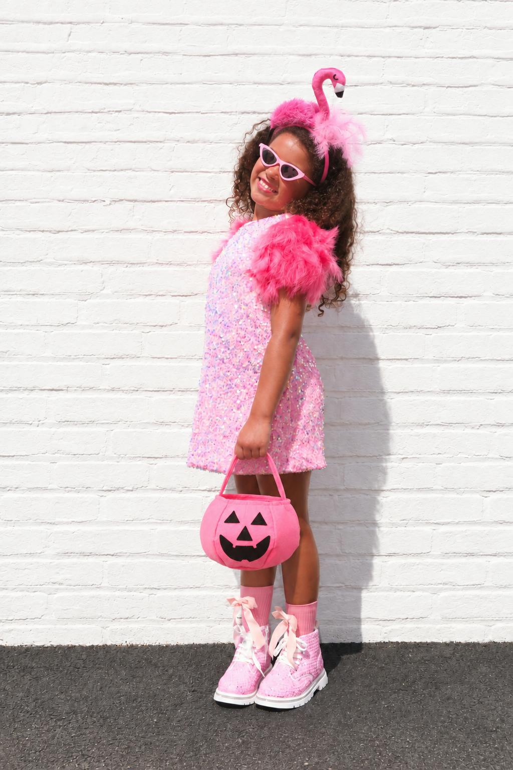 Rose Feather Party Dress