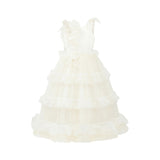Off White Jasmine Tulle Dress