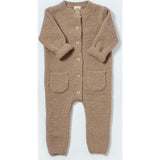 Fuzzy Long Sleeve Jumpsuit