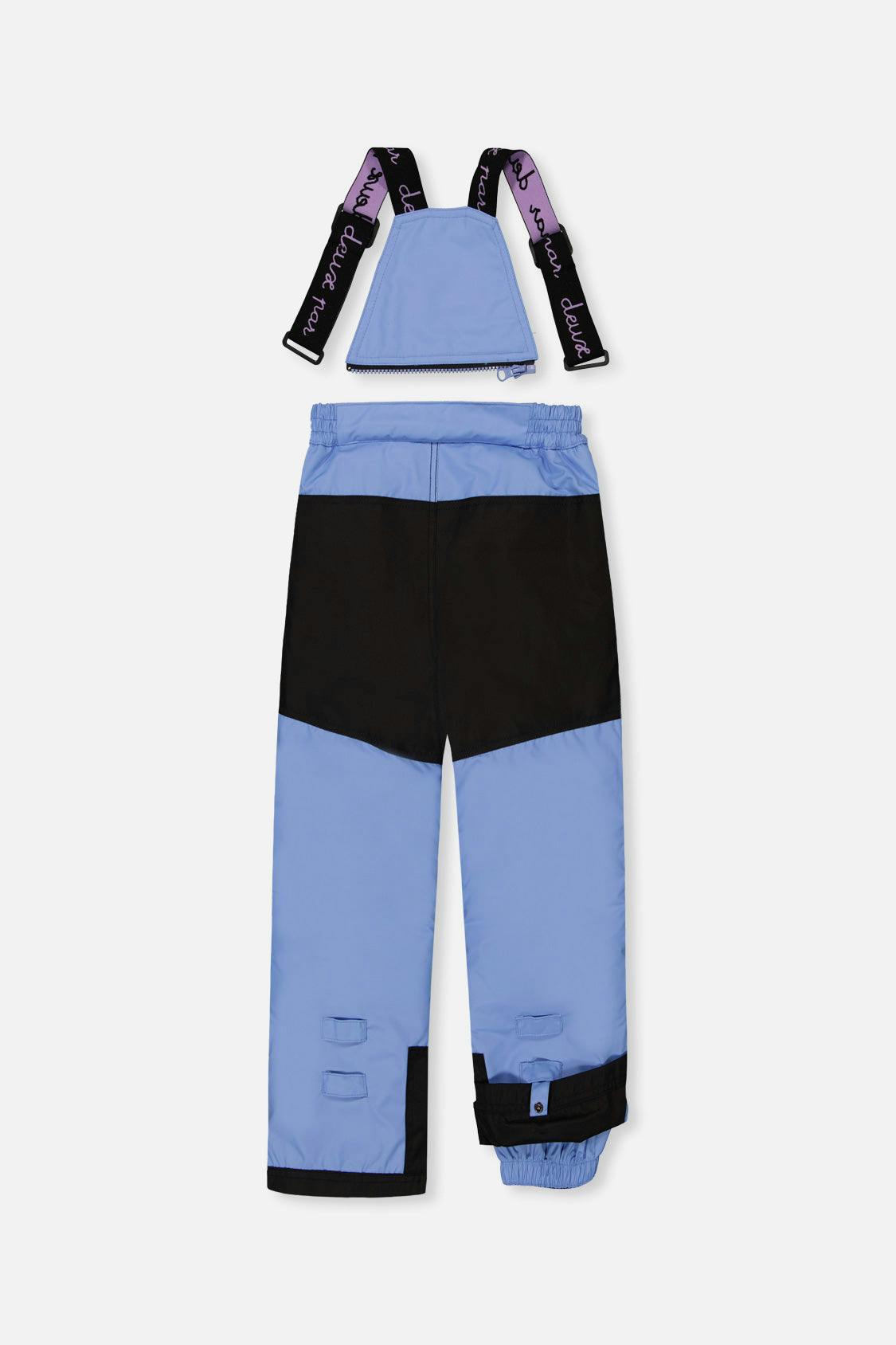 Two Piece Play Snowsuit Pink Mountain Print With Blue Pants