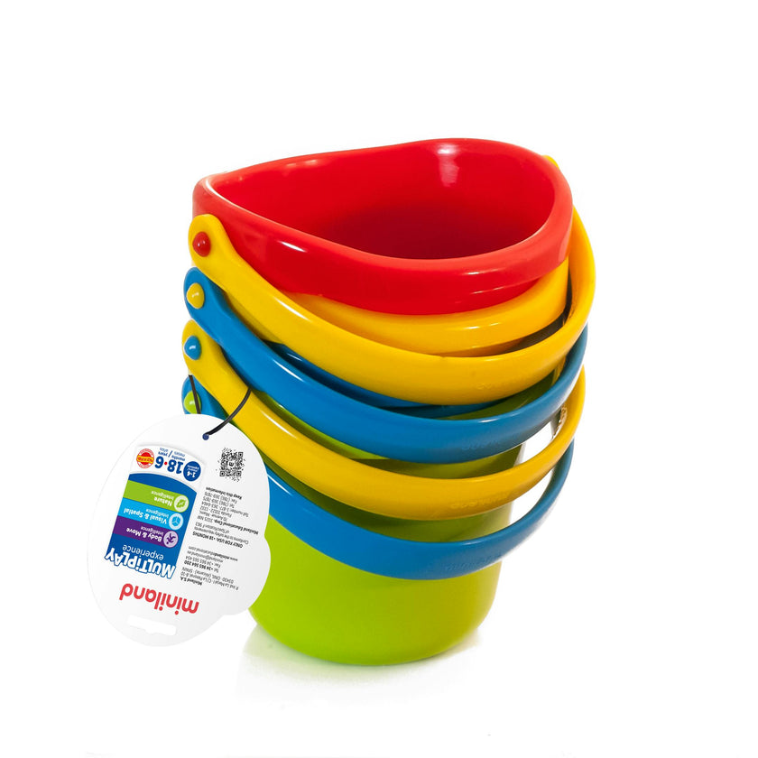 4 Baby Sand Pails Set