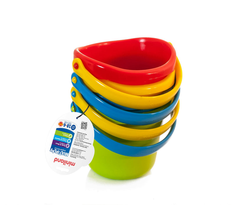4 Baby Sand Pails Set
