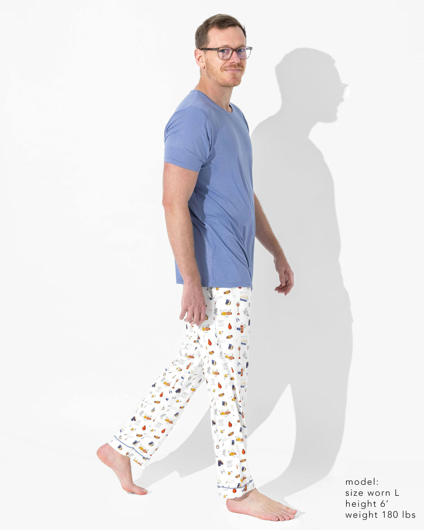 Boxing Bamboo Men's Pajama Set