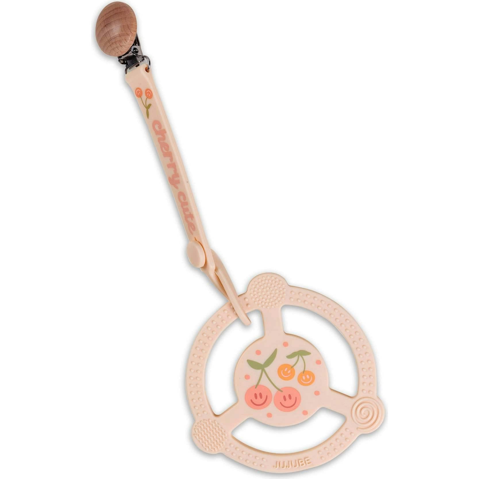 JuJuBe × Studio Oh! Silicone Teether Ring With Detachable Clip