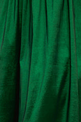 Cassie Dress in Green Taffeta