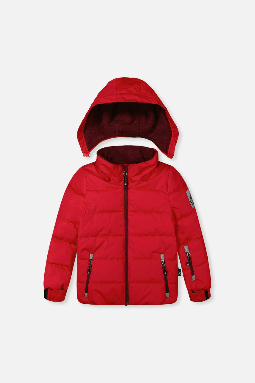 Two Piece Play Snowsuit Red With Black Pants