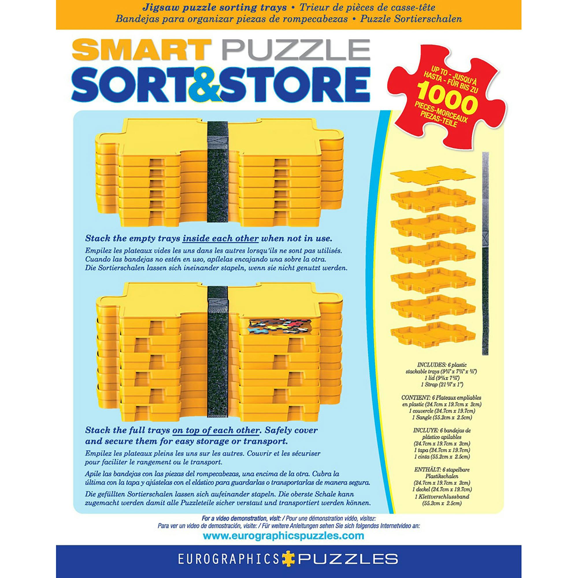 Smart Puzzle: Sort & Store Puzzle Tray Set