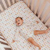 Premium Knit Fitted Crib Sheet - Juliet