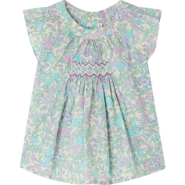 BONPOINT Pais Garden Baby Dress - Parme Clair