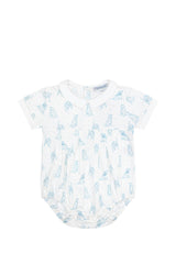Blue Puppy Love Print Bubble