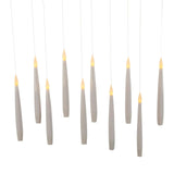 Kurt Adler Battery-Operated 6-Inch Floating Candles with String 10-Piece Ornament Set