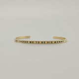 Women's "He Chose Me to Be His Mommy" Bracelet