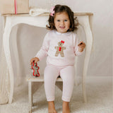 Girls Gingerbread Knit Set