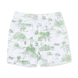 Golf Toile Green - Loungewear Short Set