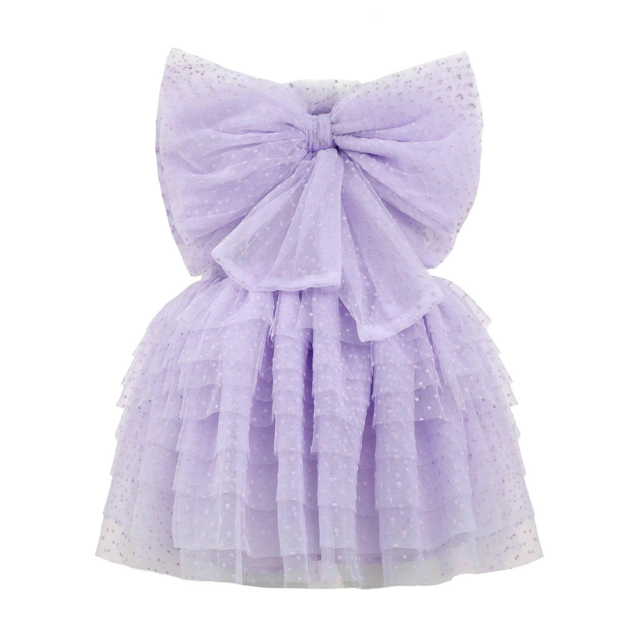 Dream Bow Mini Tulle Dress