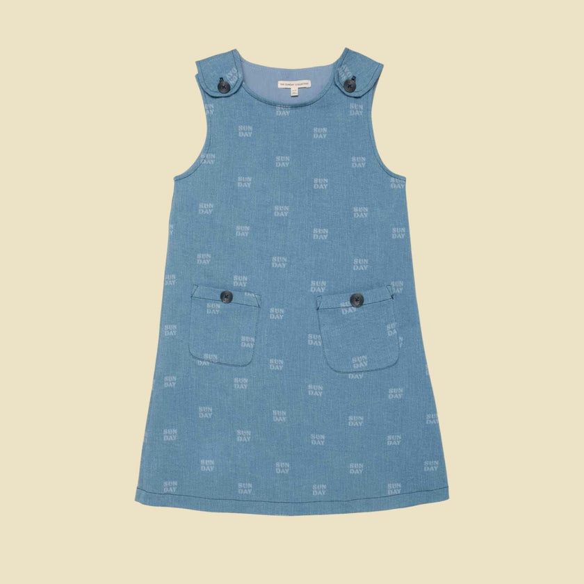 Jumper Dress in Denim