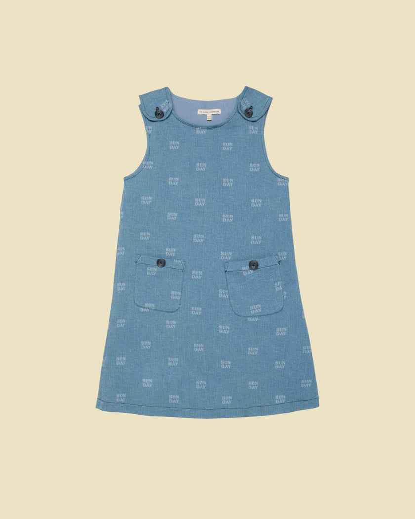 Jumper Dress in Denim