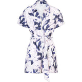 Women's Short Sleeve Skye Romper, Purple