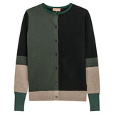 Contrast Knit Cardigan