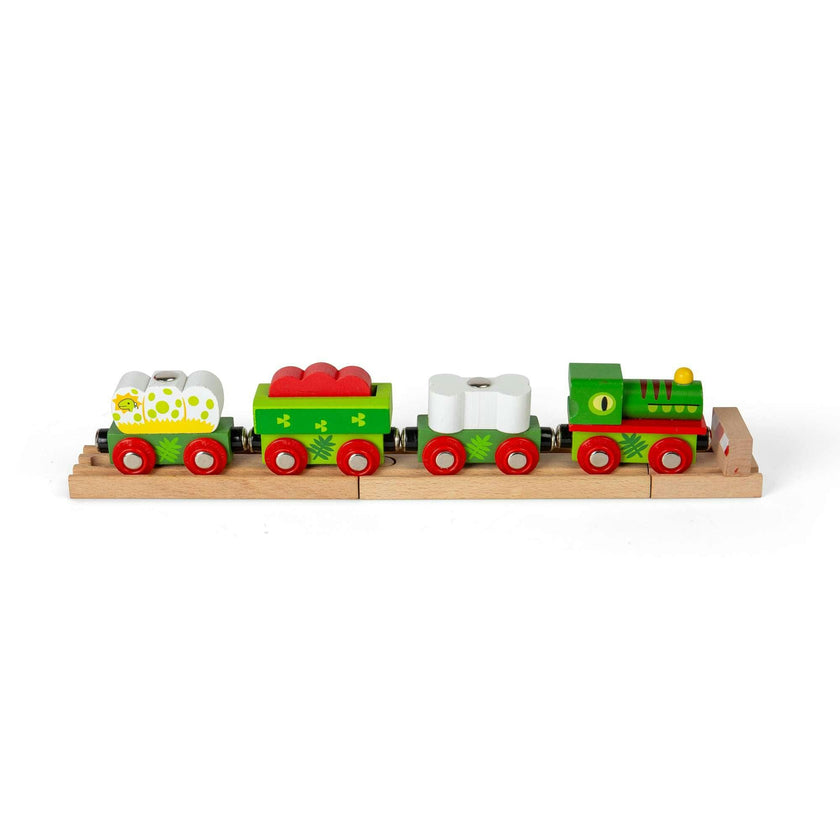 Dinosaur Railway Engine and Carriages